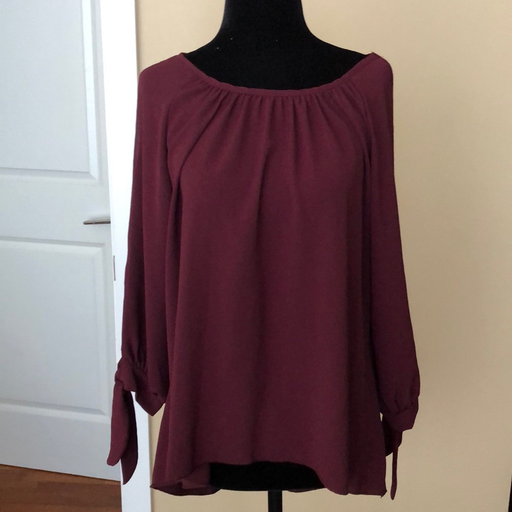 TYCHE Cold Shoulder Blouse